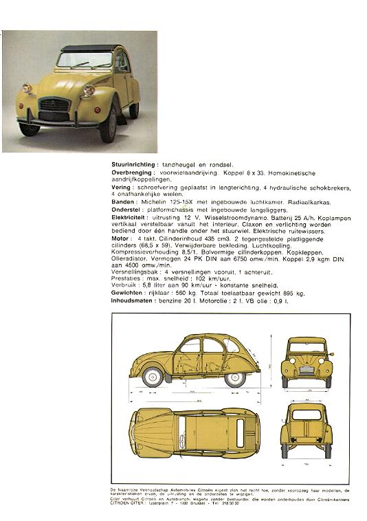 Citroen 2pk folder 1976