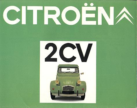 Citroen 2PK folder 1987