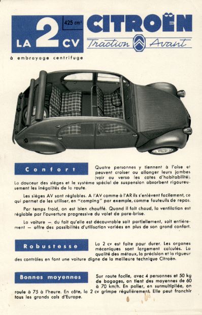 Citroen 2cv 1954