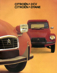Citroen 2cv dyane folder 1974