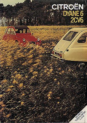 Citroen 2cv Dyane folder 1982