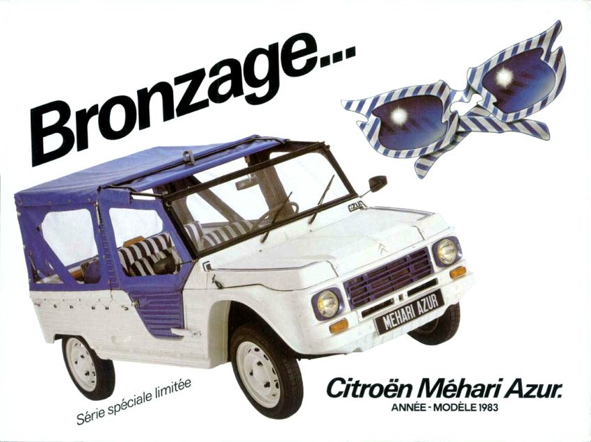 Citroen Mehari AZUR brochures