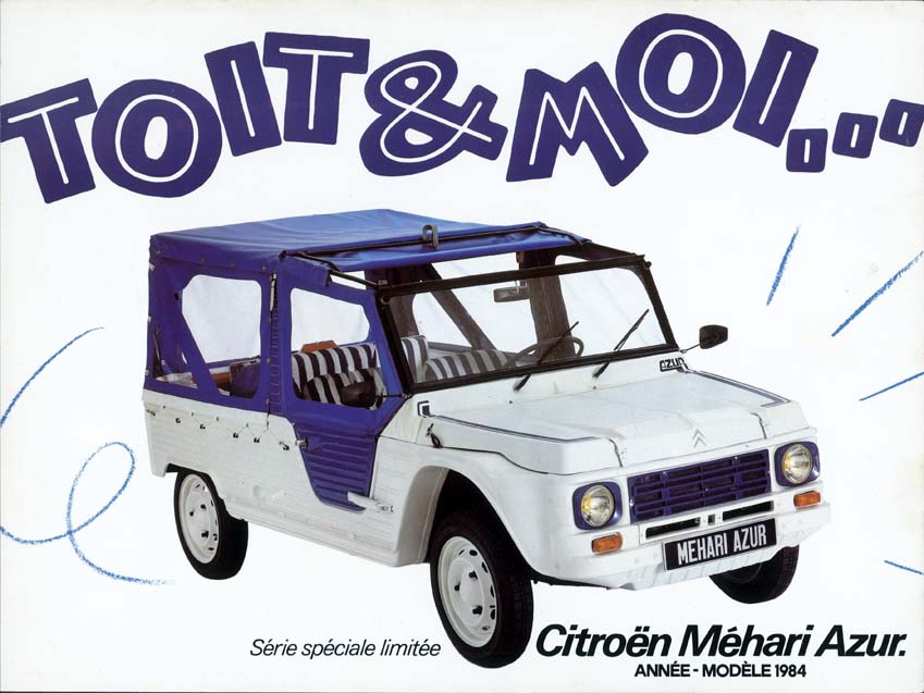 Citroen Mehari AZUR brochure 