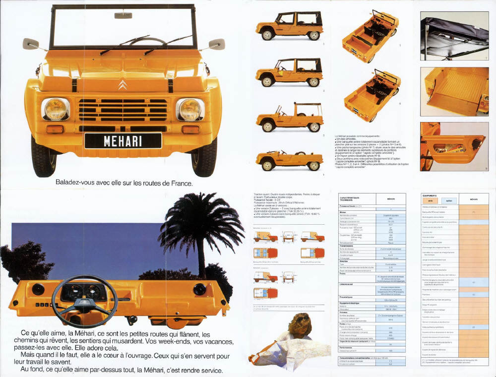 Citroen Mehari brochure