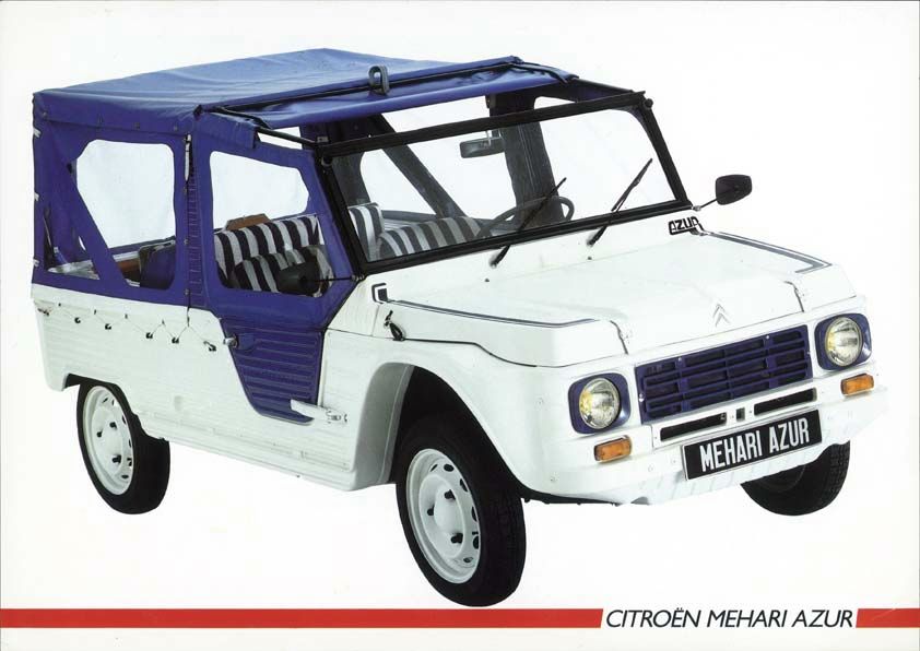 Citroen Mehari AZUR brochure