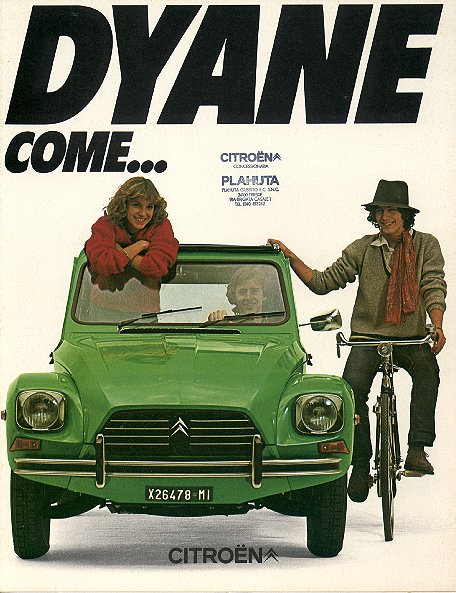 8 bladzijden Citroen Dyane