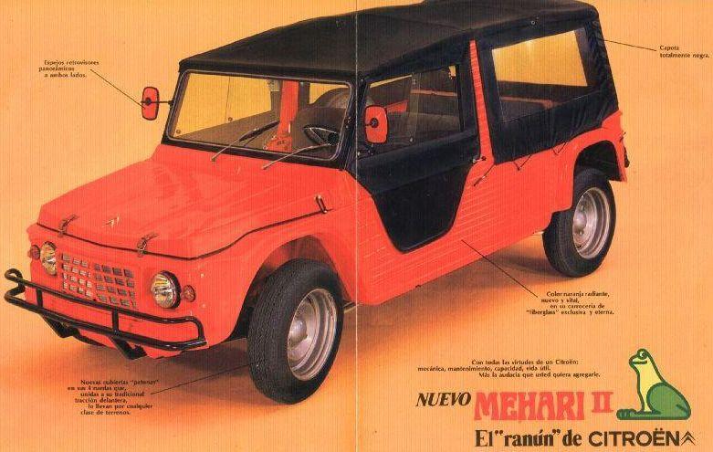 The fantastic Citroen 2cv mehari pages