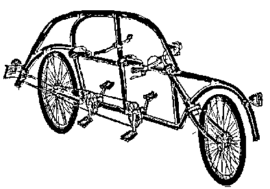 citroen 2cv fiets