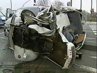 citroen 2cv crash test