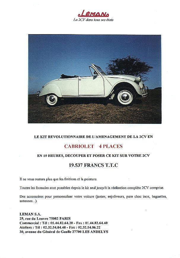 Citroen 2cv kitcar leman page 1