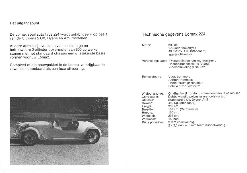 Citroen 2cv kitcar lomax page 3&4