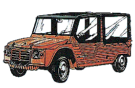 citroen mehari drawing