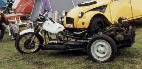 Citroen 2cv fun moto