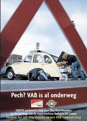 vab folder met citroen 2cv